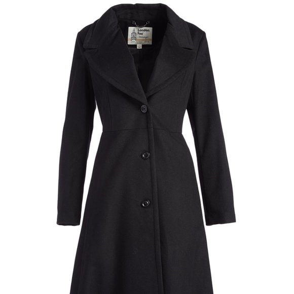 London Fog Wool-blend Coat - Picture 1 of 4